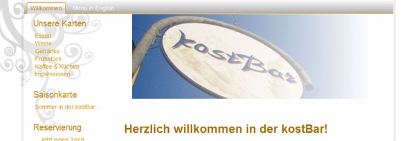 Bildausschnitt Entwurf Startseite kostBar Marburg Bildausschnitt Entwurf Startseite kostBar Marburg